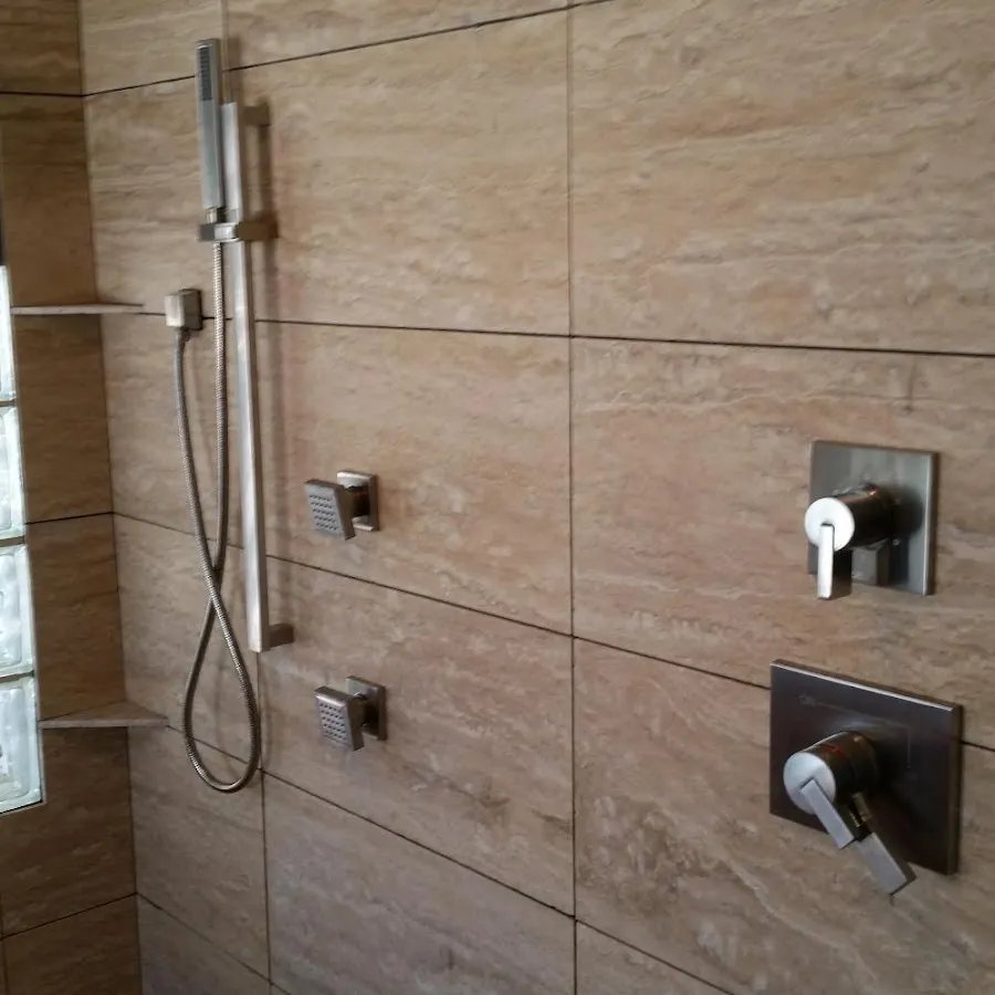 Shower fixture installation for Gas Line Repair in Durham